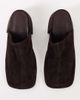 Topshop Topshop Alberto real suede wide block heel mule in chocolate-Brown - 2