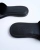 Topshop Topshop Almina leather square toe mules in black - 3