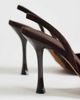 Topshop Topshop Angel faux suede high heeled pumps in chocolate-Brown - 4