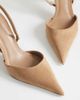 Topshop Topshop Angel faux suede high heeled pumps in taupe-Neutral - 2