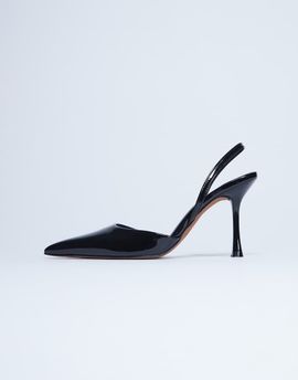 Topshop Topshop Angel high heeled pumps in black patent