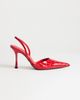 Topshop Topshop Angel high heeled pumps in patent red croc - 1