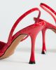 Topshop Topshop Angel high heeled pumps in patent red croc - 4