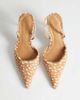 Topshop Topshop Angel real hair on leather high pumps in deer print-Brown - 3