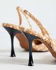 Topshop Topshop Angel real hair on leather high pumps in deer print-Brown - 4