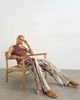 Topshop Topshop animal plisse wide leg pants in brown-Green - 4