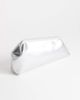 Topshop Topshop Anna medium angular clutch bag in silver - 2