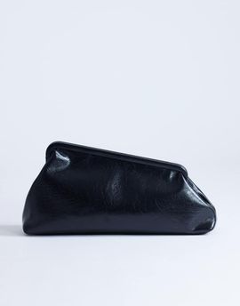 Topshop Topshop Anna medium angular clutch purse in black