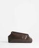 Topshop Topshop Anna medium angular clutch purse in chocolate-Brown - 1