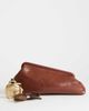 Topshop Topshop Anna medium angular clutch purse in tan-Brown - 2