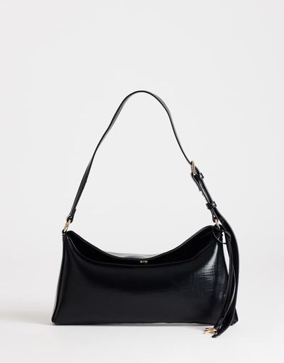 Topshop Topshop Annabel small shoulder bag in black
