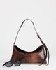 Topshop Topshop Annabel small shoulder bag in snake-Brown - 2