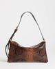 Topshop Topshop Annabel small shoulder bag in snake-Brown - 4