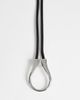 Topshop Topshop Annie hardware tie belt in black and silver - 3