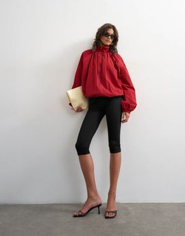 Topshop Topshop anorak jacket in red