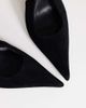 Topshop Topshop Anya real suede sling back high heeled pumps in black - 4