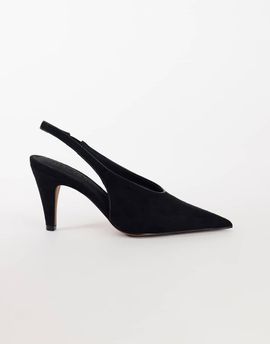 Topshop Topshop Arabella cone heel sling back pumps in black