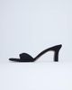 Topshop Topshop Ari mule mid heeled sandals in black - 1