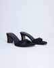 Topshop Topshop Ari mule mid heeled sandals in black - 3