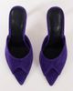 Topshop Topshop Artemis banana heel mule in purple - 2