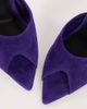 Topshop Topshop Artemis banana heel mule in purple - 4