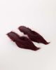 Topshop Topshop Asher faux fur kitten heel pumps in red fur - 1