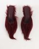 Topshop Topshop Asher kitten heel pumps in red hair-on-real leather - 3