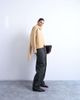 Topshop Topshop asymmetric knit cardigan with scarf in oat beige-Brown - 2