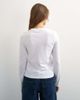 Topshop Topshop asymmetric long sleeve T-shirt in white - 4