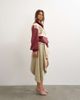 Topshop Topshop asymmetric mini skirt in stone-No color - 1