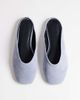 Topshop Topshop Atlas mule flat shoes in blue - 3