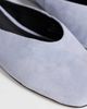 Topshop Topshop Atlas mule flat shoes in blue - 4