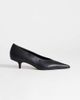 Topshop Topshop Avril kitten heel mid pumps in black - 1