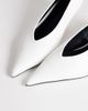 Topshop Topshop Avril kitten heel mid pumps in white - 4