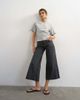 Topshop Topshop awkward crop jeans in washed black - 1