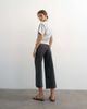 Topshop Topshop awkward crop jeans in washed black - 2