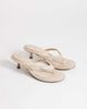 Topshop Topshop Axel flip flop mid heel sandals in camel-Neutral - 2