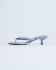 Topshop Topshop Axel toe thong mid heel sandals in cornflower blue - 1