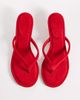 Topshop Topshop Axel toe thong mid heel sandals in red - 2