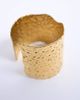 Topshop Topshop Bala stainless steel hammered cuff bracelet in gold tone - 3