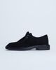 Topshop Topshop Banks real suede leather lace up shoes in black - 1