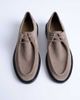 Topshop Topshop Banks real suede leather lace up shoes in taupe-Neutral - 2