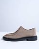 Topshop Topshop Banks real suede leather lace up shoes in taupe-Neutral - 3