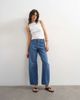 Topshop Topshop Barrel high rise jeans in rich blue - 2