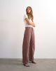 Topshop Topshop Barrel mid rise jeans in eggplant-Purple - 1
