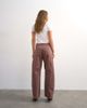 Topshop Topshop Barrel mid rise jeans in eggplant-Purple - 4
