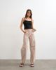 Topshop Topshop Barrel mid rise jeans in red stripe - 2