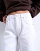 Topshop Topshop Barrel mid rise jeans in white - 4