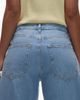 Topshop Topshop barrel turn-up jeans in bleach-Blue - 4