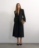 Topshop Topshop belted pleated cropped wide leg pants in black - 1